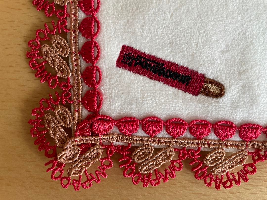 【新品・未使用】近沢レースx POMPADOUR コラボ ハンカチ（3枚セット）