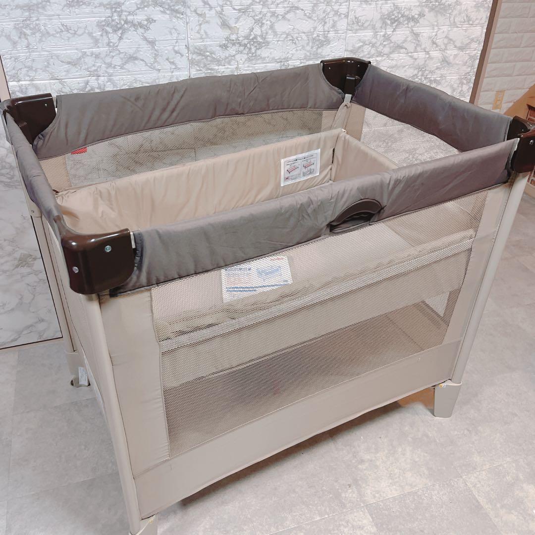 Aprica ココネルエアー ポータブル　ベビーベッド（良品）66047