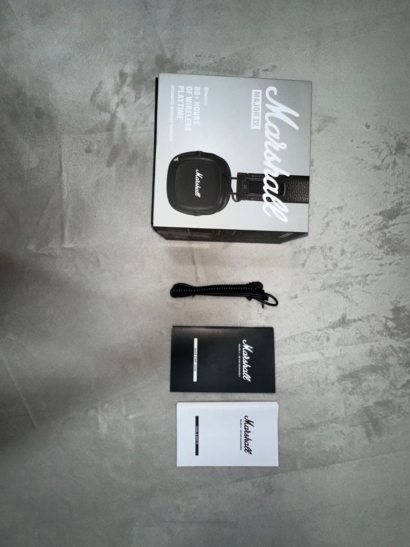 サ*ト様 Marshall MAJOR IV ワイヤレスヘッドフォン ブラック