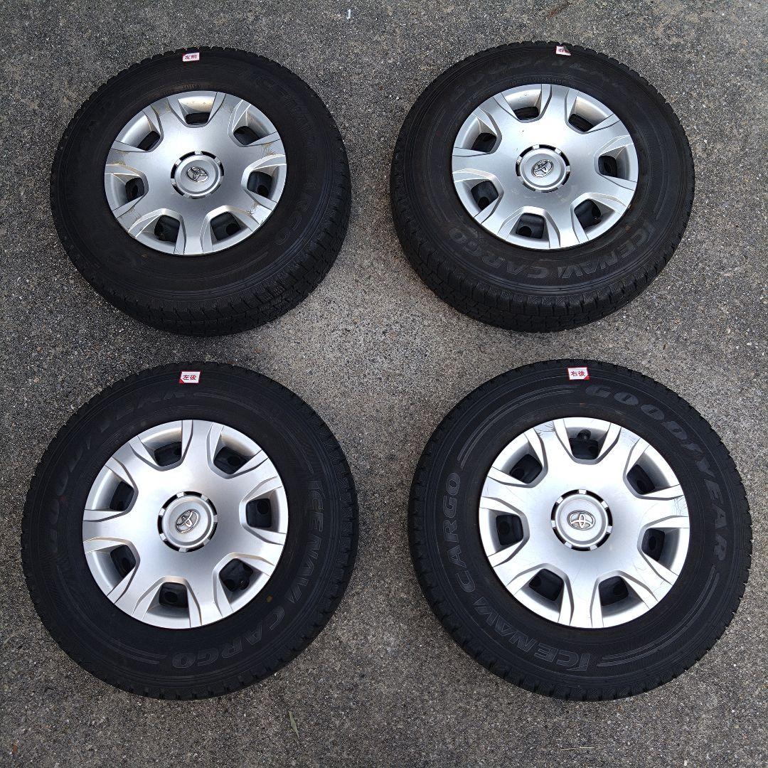 【送料込み】ハイエース 純正ホイール＋スタッドレス
