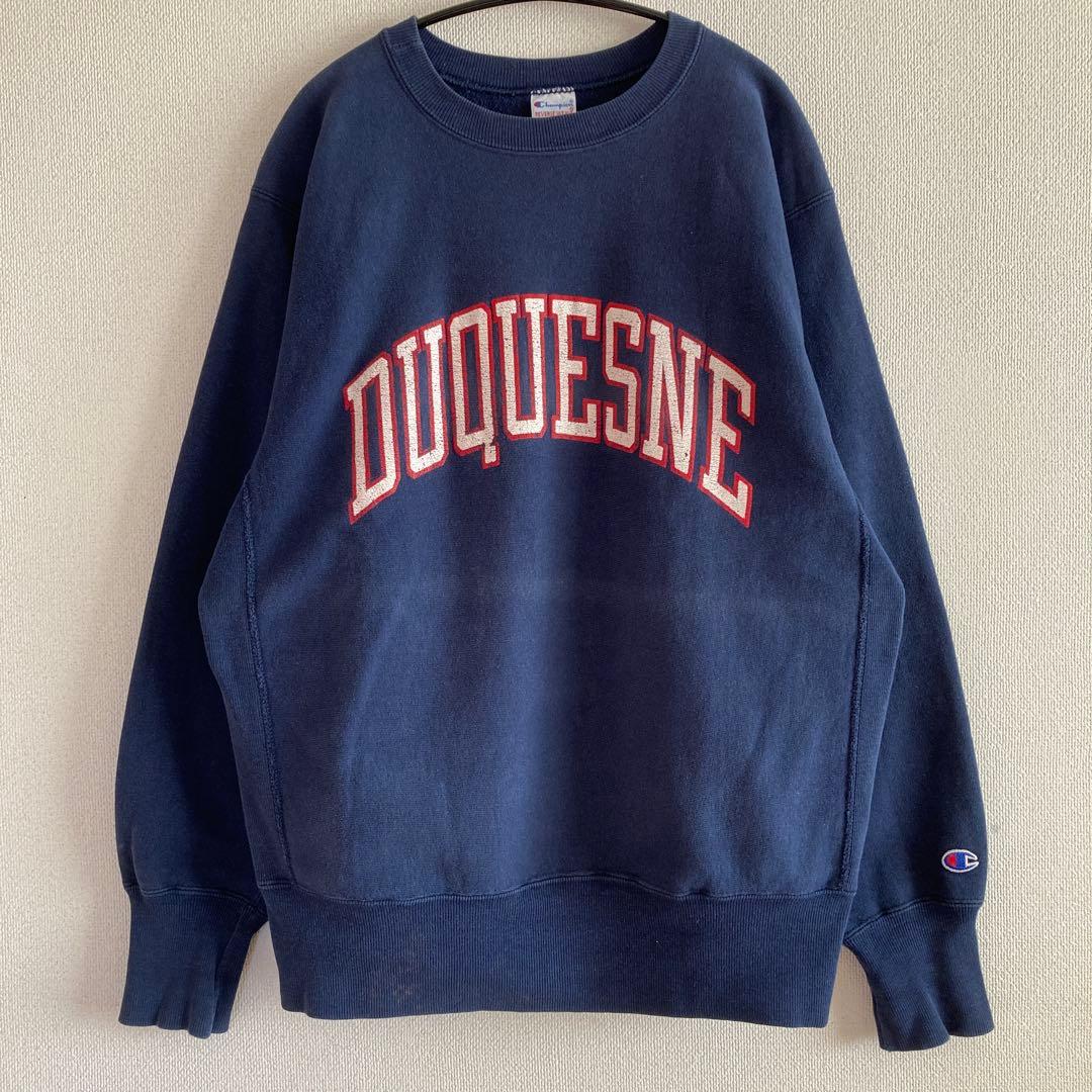 USA製 チャンピオン リバースウィーブ カレッジ スウェット 刺繍 トリコタグ