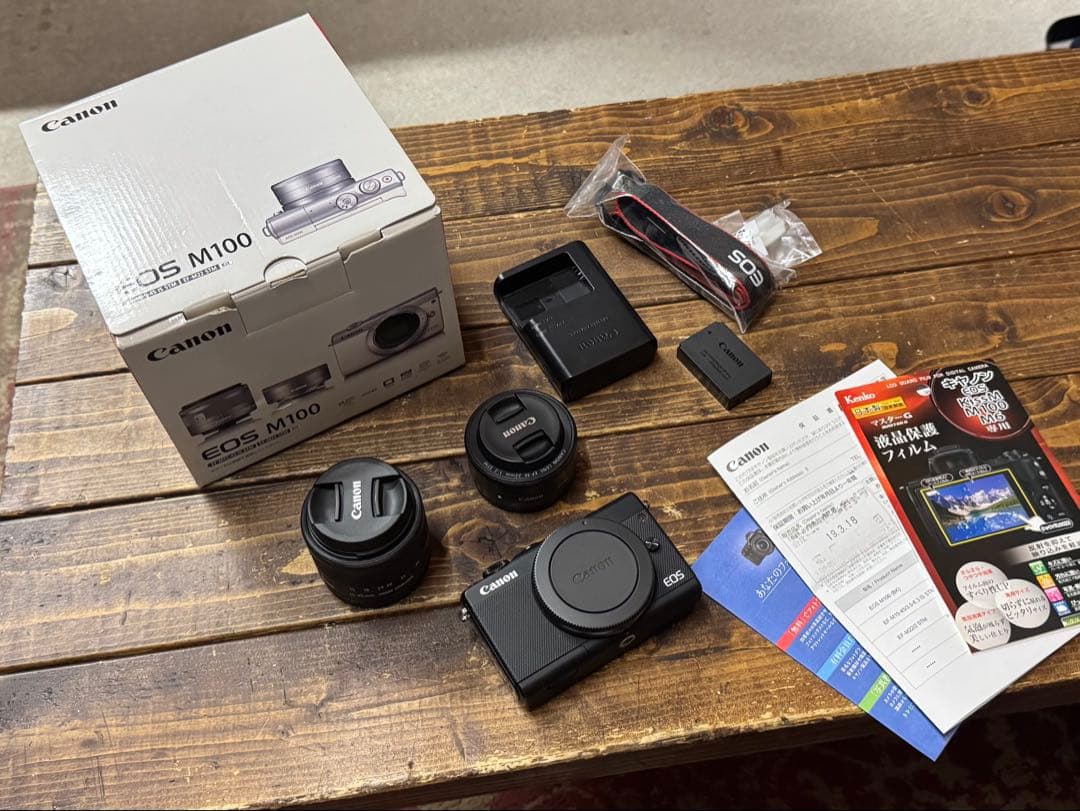 canon EOS M100 レンズキット 【ほぼ新品】
