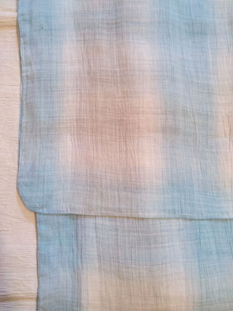 【新品】浴衣セット　 近江ちぢみ 本麻　日本製　高級　大人洗える　夏着物　単衣