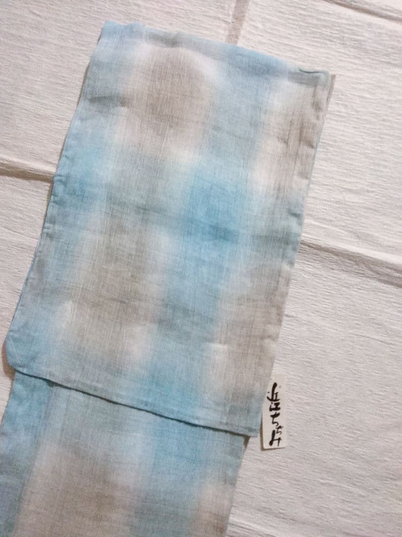 【新品】浴衣セット　 近江ちぢみ 本麻　日本製　高級　大人洗える　夏着物　単衣