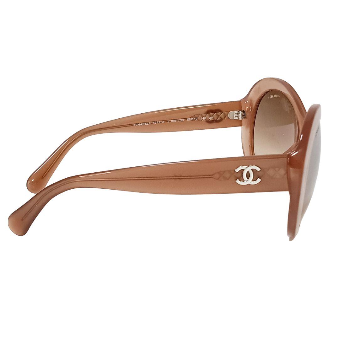 シャネル サングラス ココマーク ピンク ブラウン レディース シルバー
