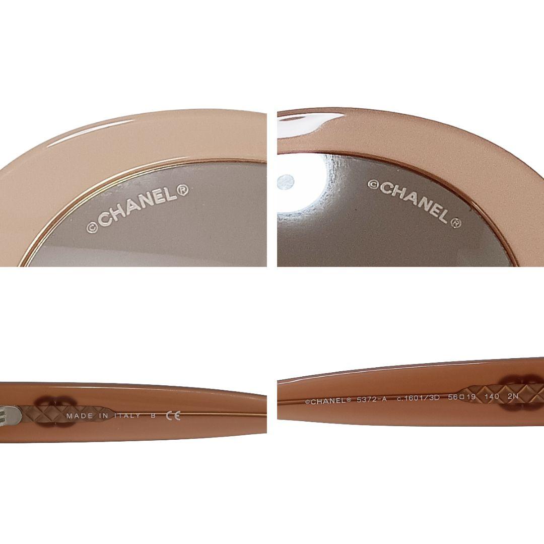 シャネル サングラス ココマーク ピンク ブラウン レディース シルバー