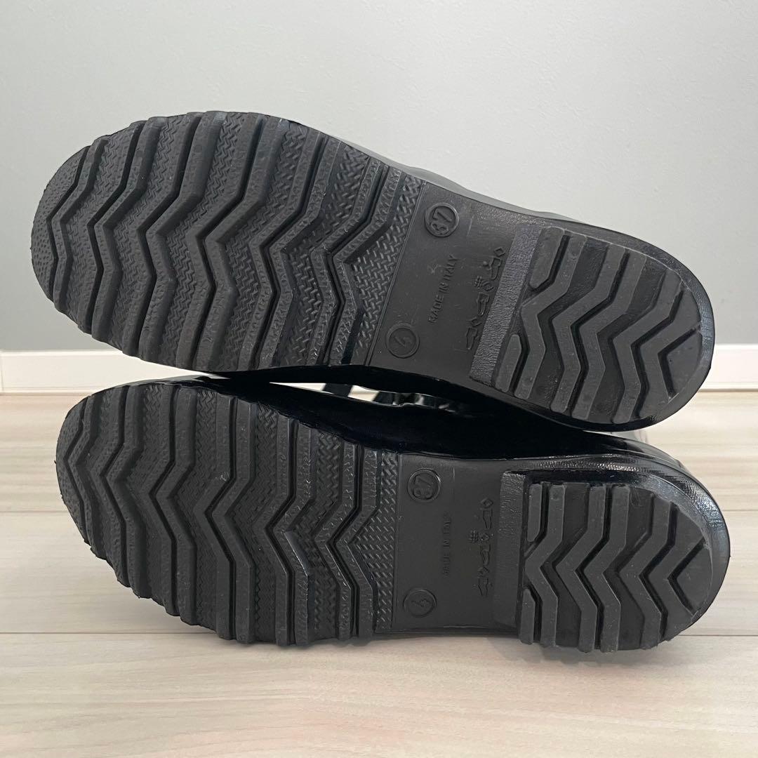 【極美品】レッドヴァレンティノ レインブーツ ブラック 37 箱付き