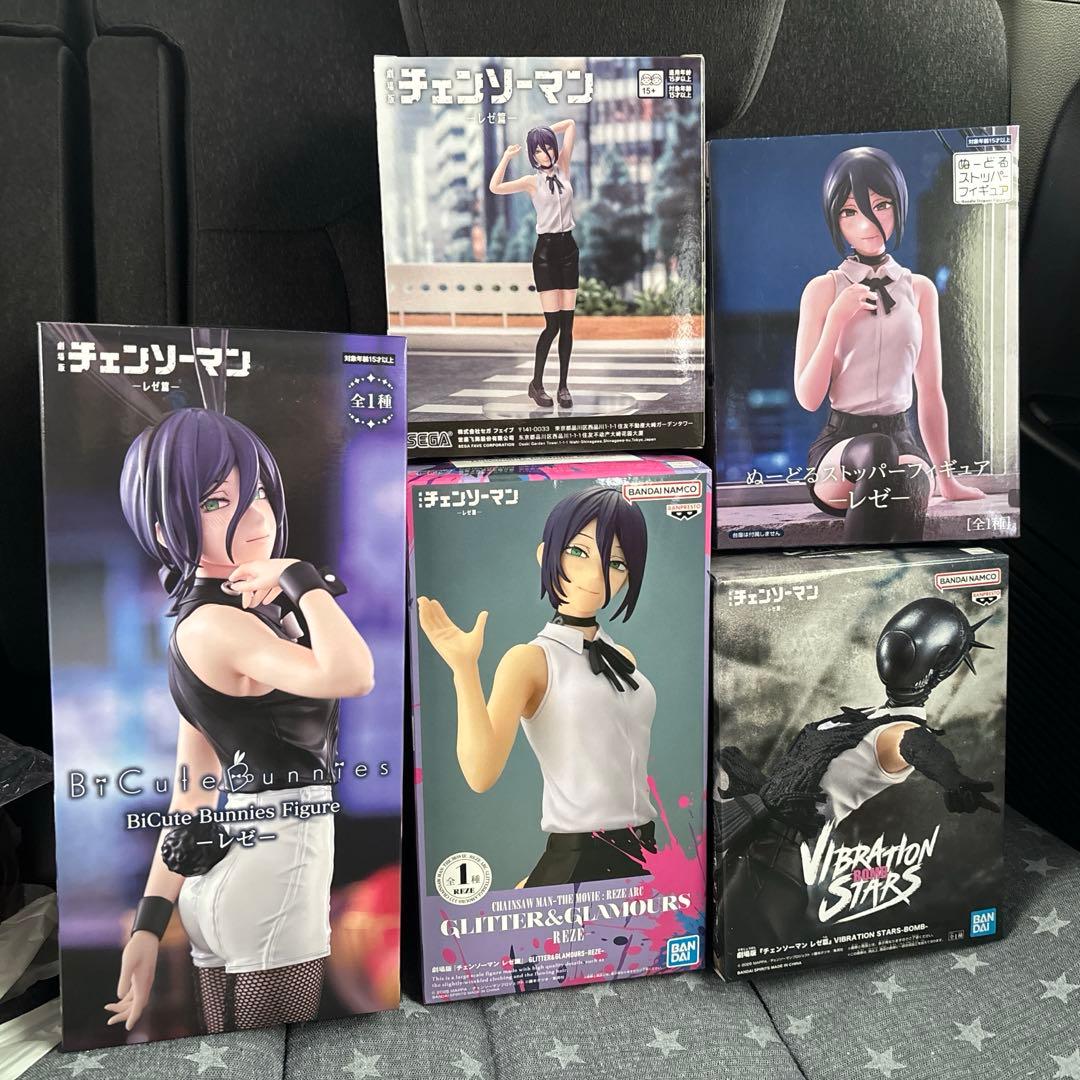 チェンソーマン　レゼ　ボム フィギュア　まとめ売り　5点セット