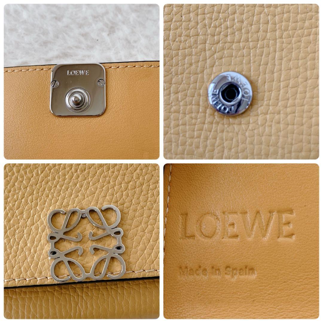 未使用級✨ロエベ　アナグラム　スクエアカードホルダー　名刺入　定価5.5万