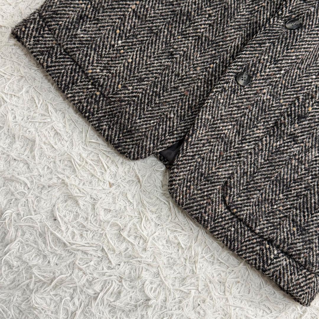17794✨クリスチャンディオール ヘリンボーン ツイードジャケット ウール