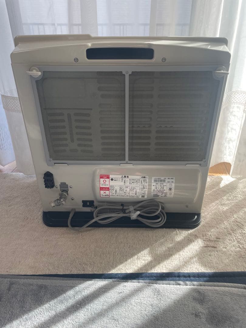 【美品】Rinnai 都市ガス ガスファンヒーター SRC-365E ホワイト