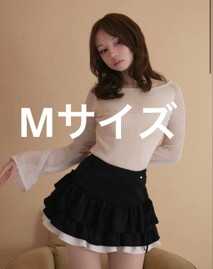 andmary Mel gather skirt Mサイズ　black