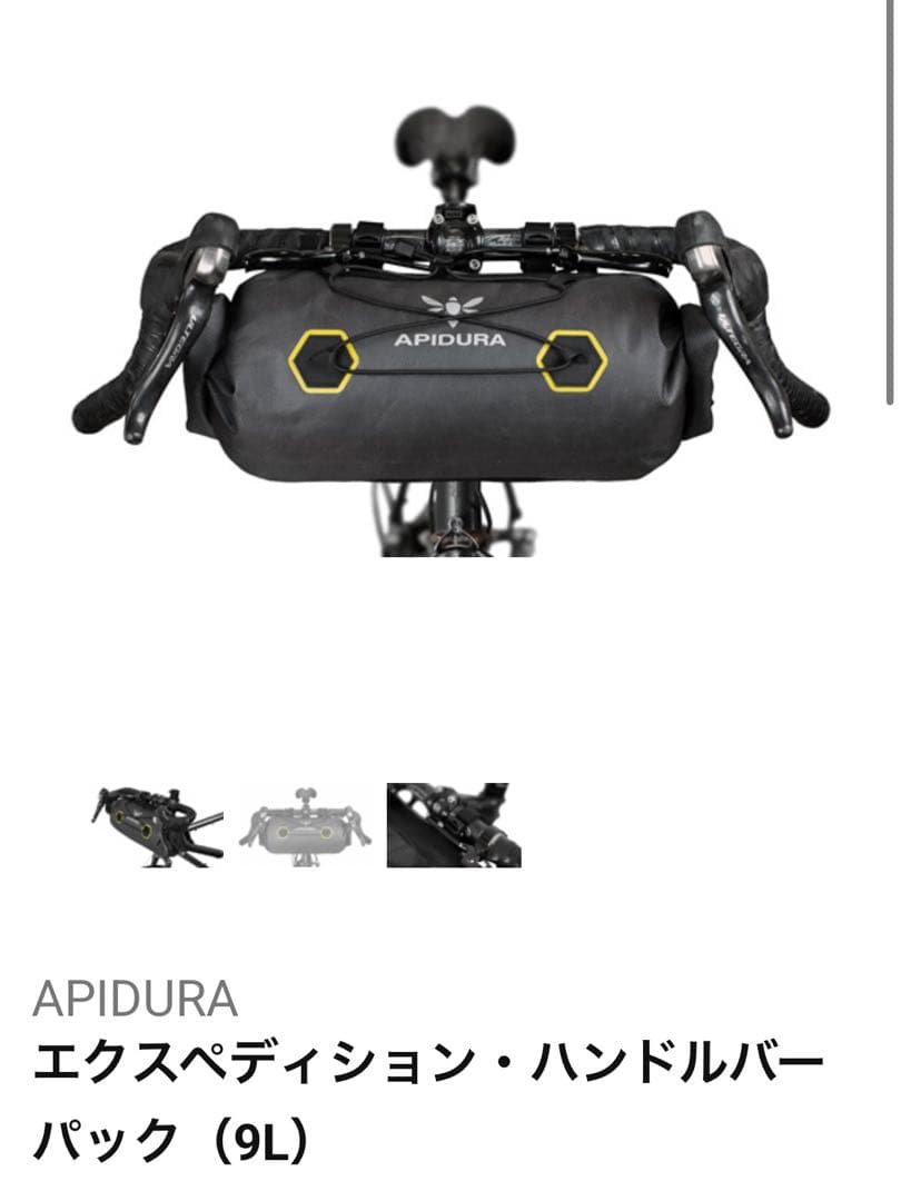 アピデュラ　エクスペディション　ハンドルバーバック　9L