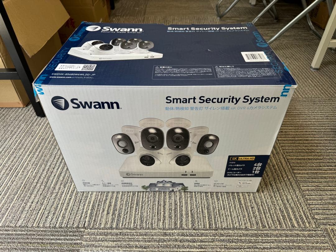 【格安】Swann Smart Security System 4K 防犯カメラ