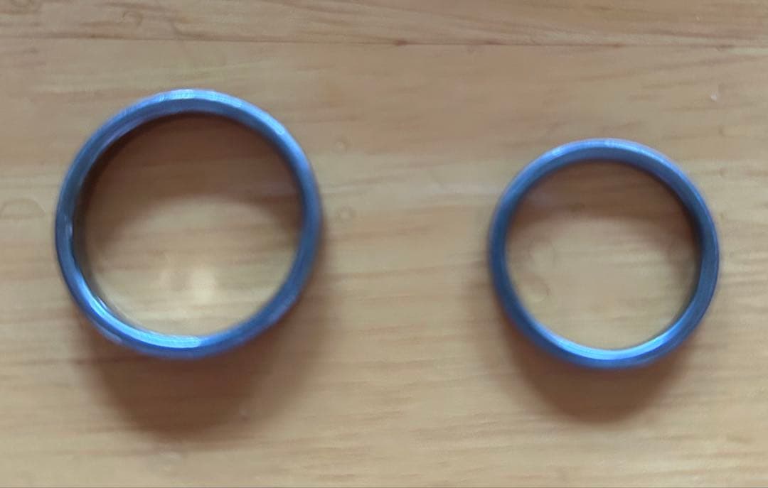 タンタル指輪ペア