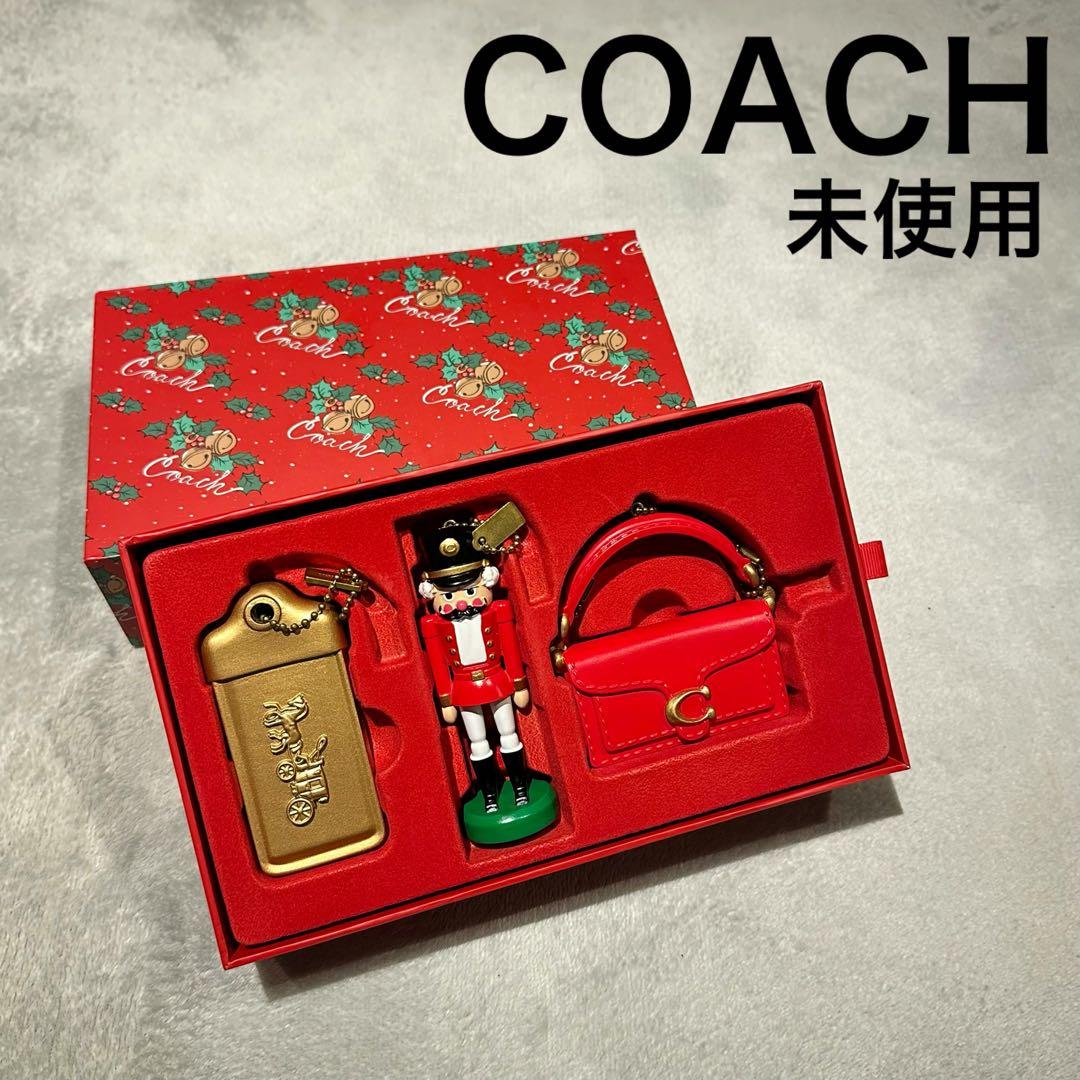 【新品】COACH コーチ オーナメント クリスマス　チャーム 非売品