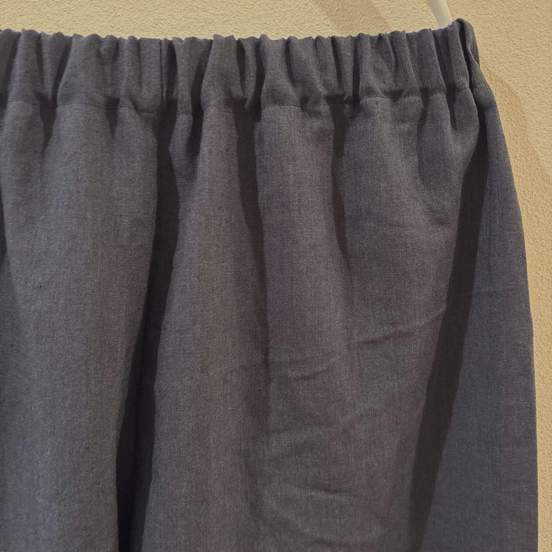 くじら雲様　 コージーパンツL　ポケット2 リンレイヌ　ネイビー