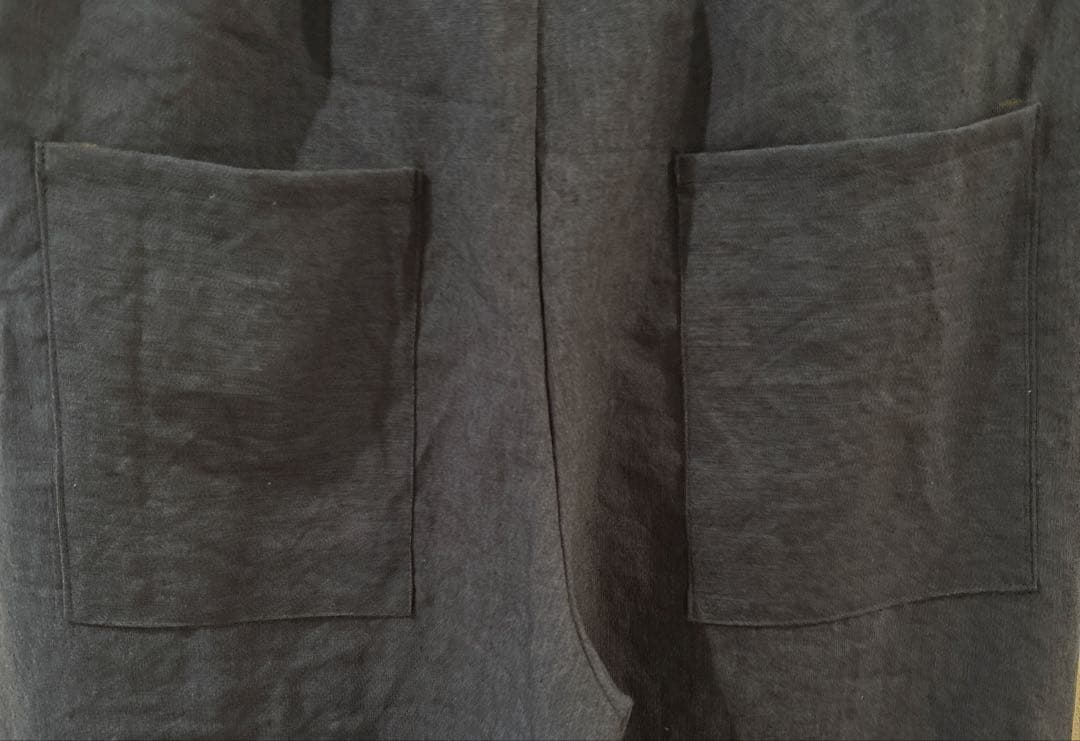 くじら雲様　 コージーパンツL　ポケット2 リンレイヌ　ネイビー