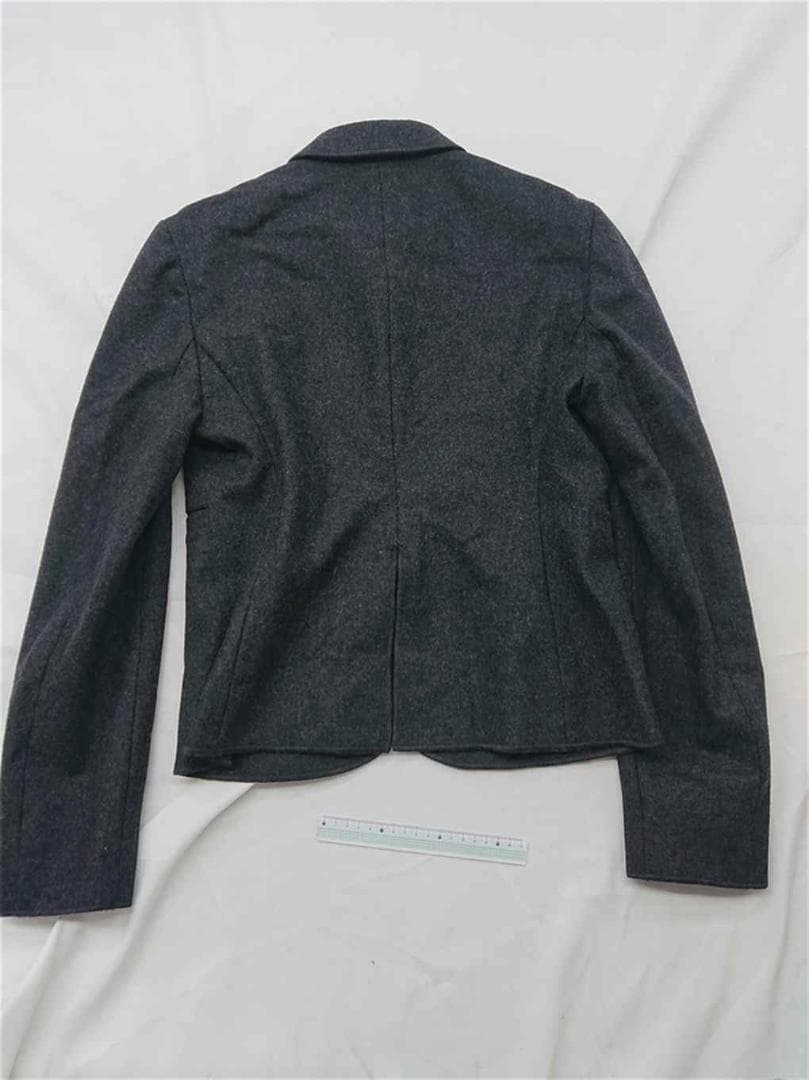 ■ミュウミュウ miumiu ウールジャケット 42 ブラック系 レディース