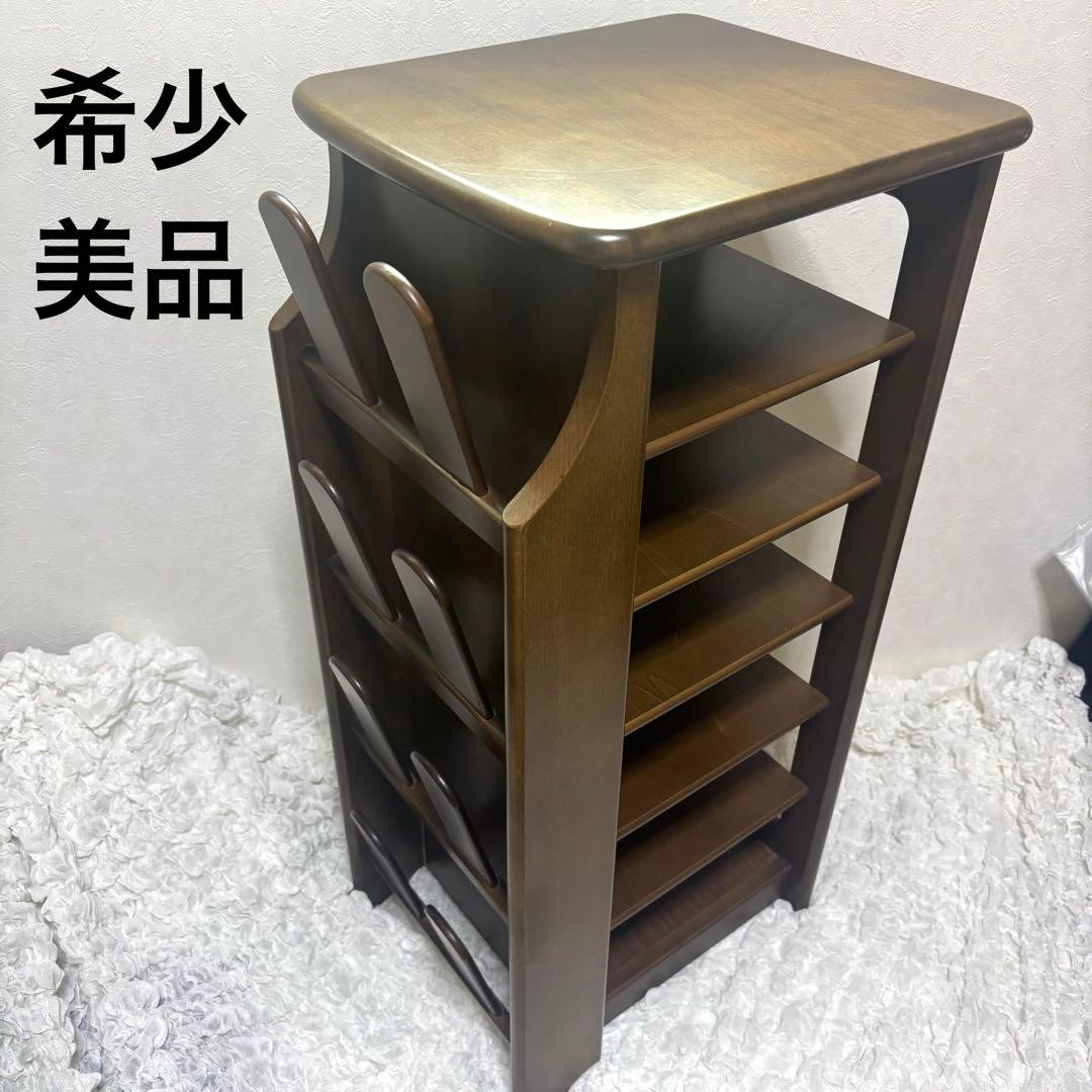 【美品】カリモク karimoku 6段 スリッパラック チェスト 下足箱 花台