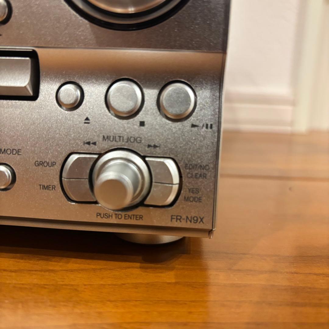 ★【美品】 ONKYO CD MD チューナーアンプ 　 上位機種FR-N9X