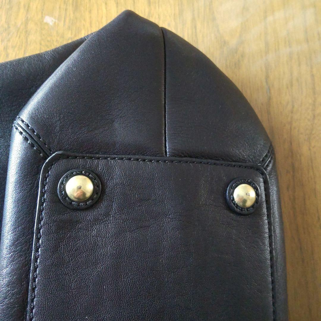 COACH　黒レザーバッグ