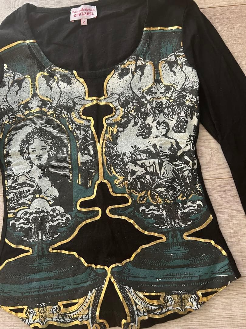 ヴィヴィアンウエストウッドレッドレーベル　絵画　ロンT 長袖　70101M