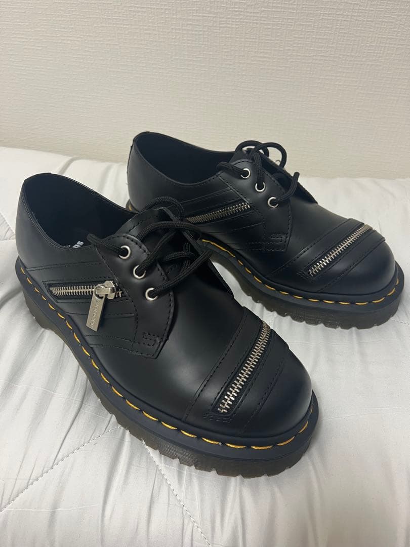 値下げ【新品未使用】Dr. Martens ブラックローファー 厚底