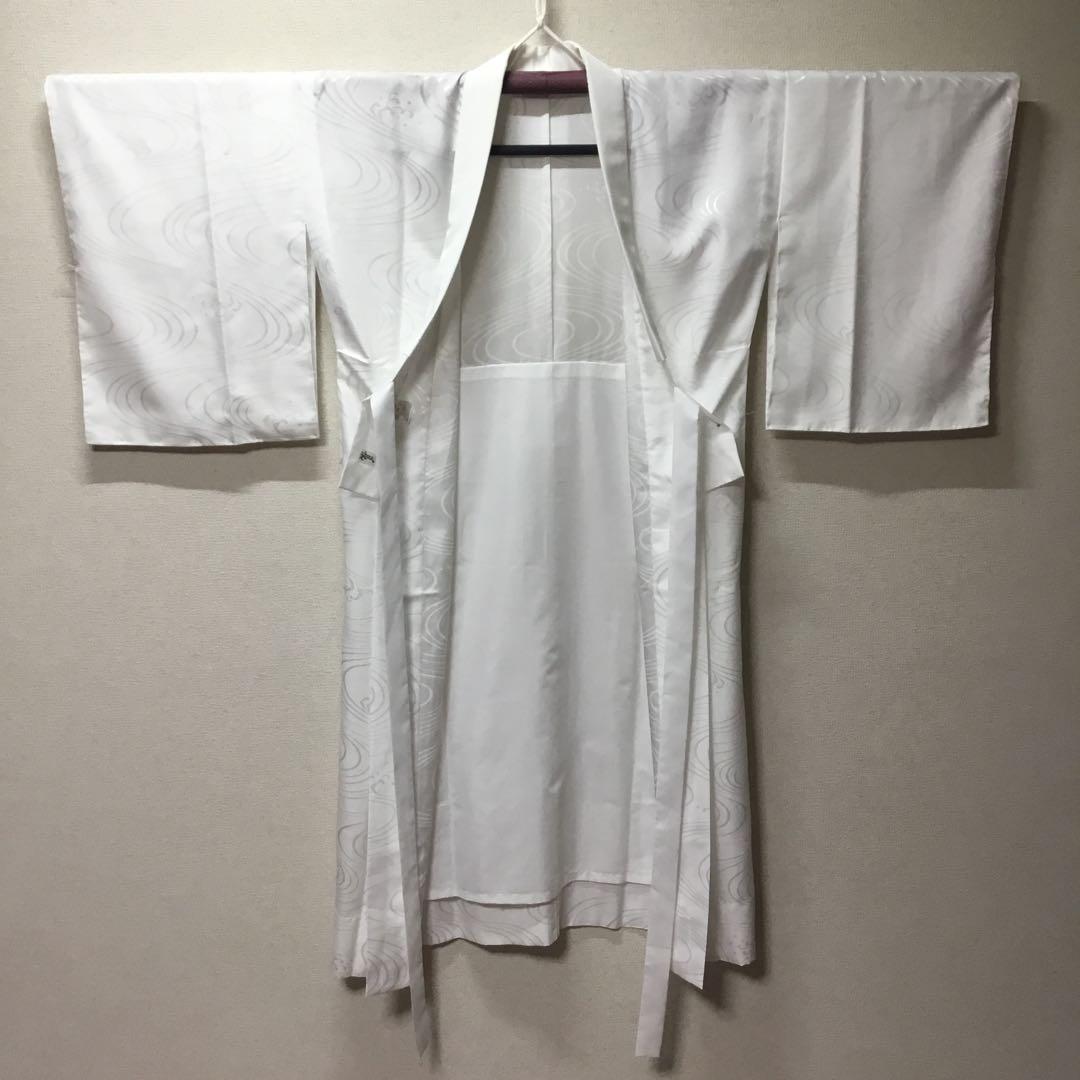 ✨美品✨　ええぷれた　白　プレタ長襦袢　長襦袢　洗える　東レシルック　紙人形
