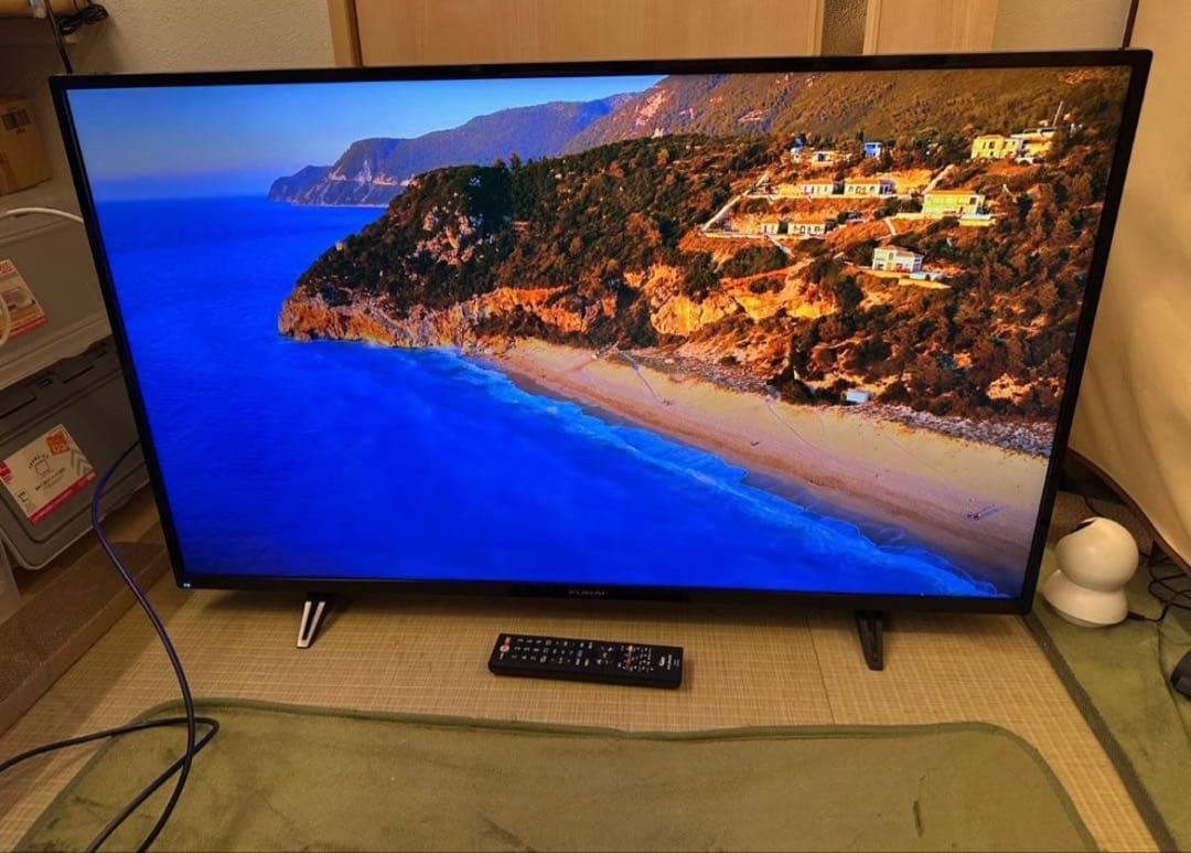 funai43型 テレビ FL-43U3030 4K対応！　チェンソー修理屋専用