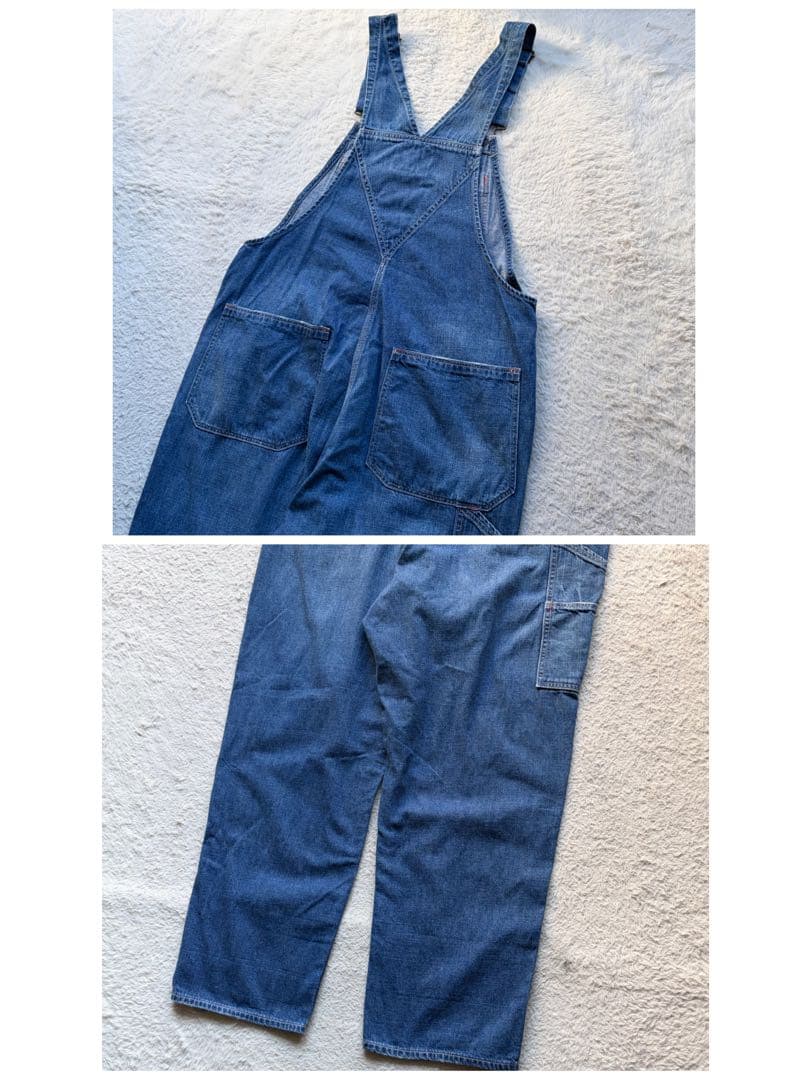 【美品】ポロラルフローレン デニムオーバーオール ペインター ロゴパッチ 現行品