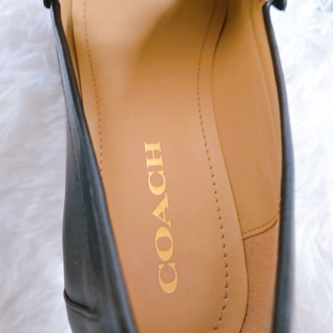 超美品 コーチ COACH ルーシー ローファー レザー 23cm