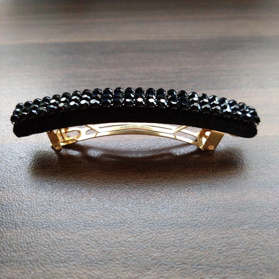 【新品未使用】acca オードリー バレッタ ブラック スモール