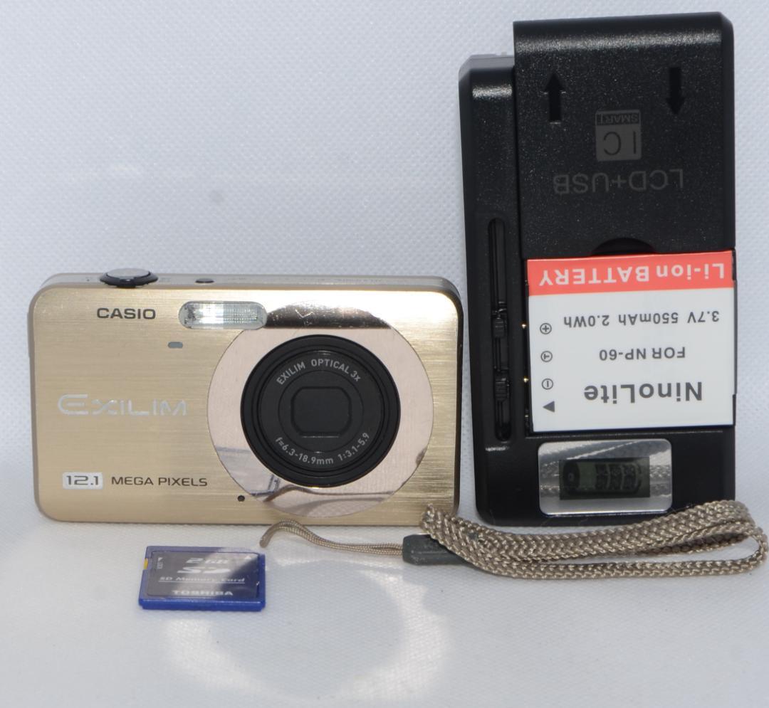 【美品】CASIO EXILIM EX-Z90 ゴールド (動作確認済)