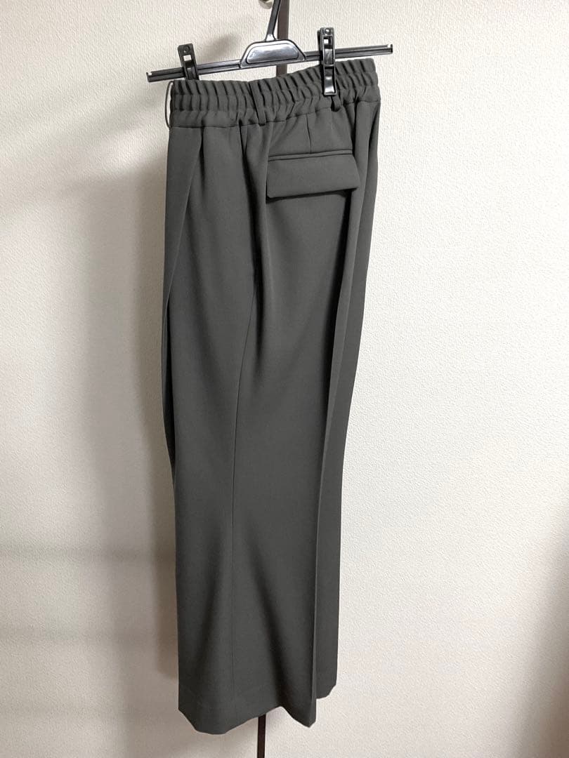【sublations】 HEAVY WOOL FLARE TROUSERS