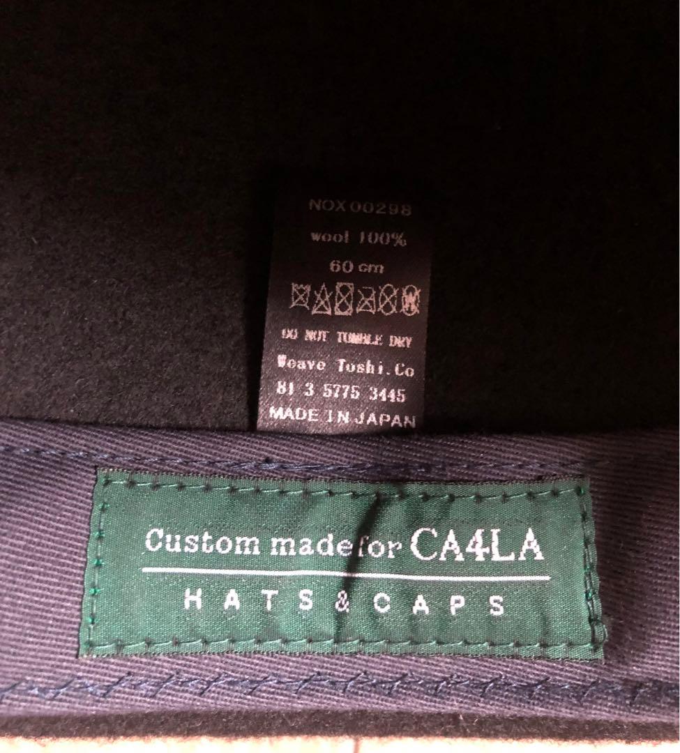 CA4LA×KNOX フェルトハット ブラック 60cm 日本製 ハット