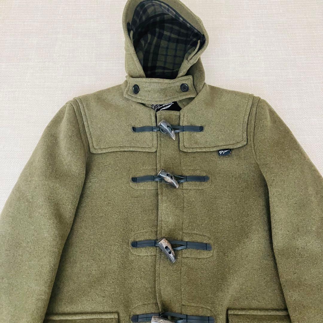 【美品】グローバーオール ダッフルコート モリス ローデン チェック XS