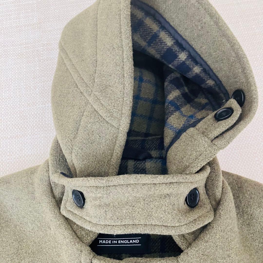 【美品】グローバーオール ダッフルコート モリス ローデン チェック XS
