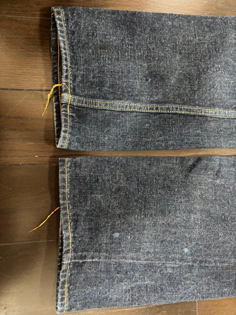 トロフィークロージング　ダブルニーダートデニム 32