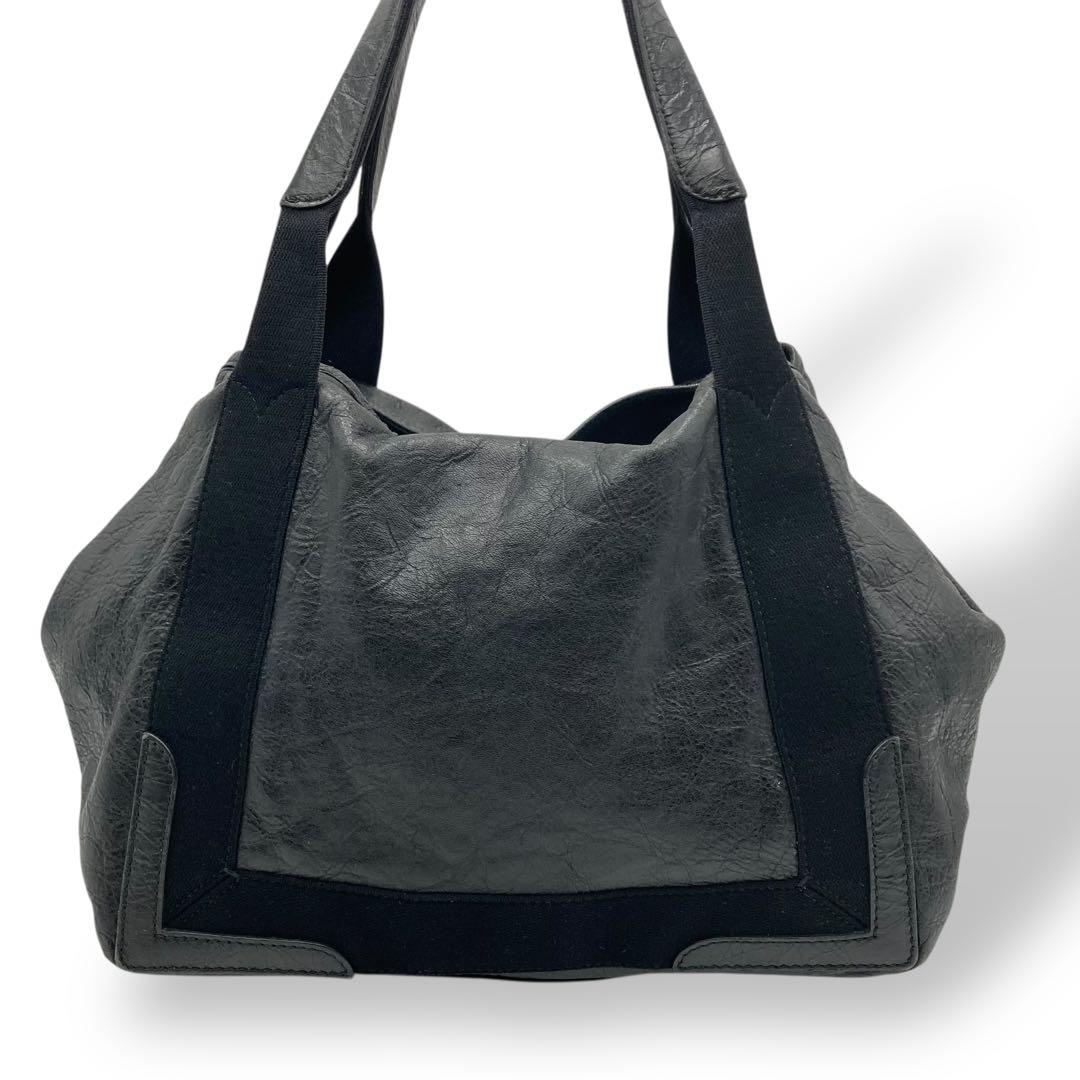 専用 バレンシアガ カバス ハンドバッグ トートバッグ 腕掛け レザー ブラック