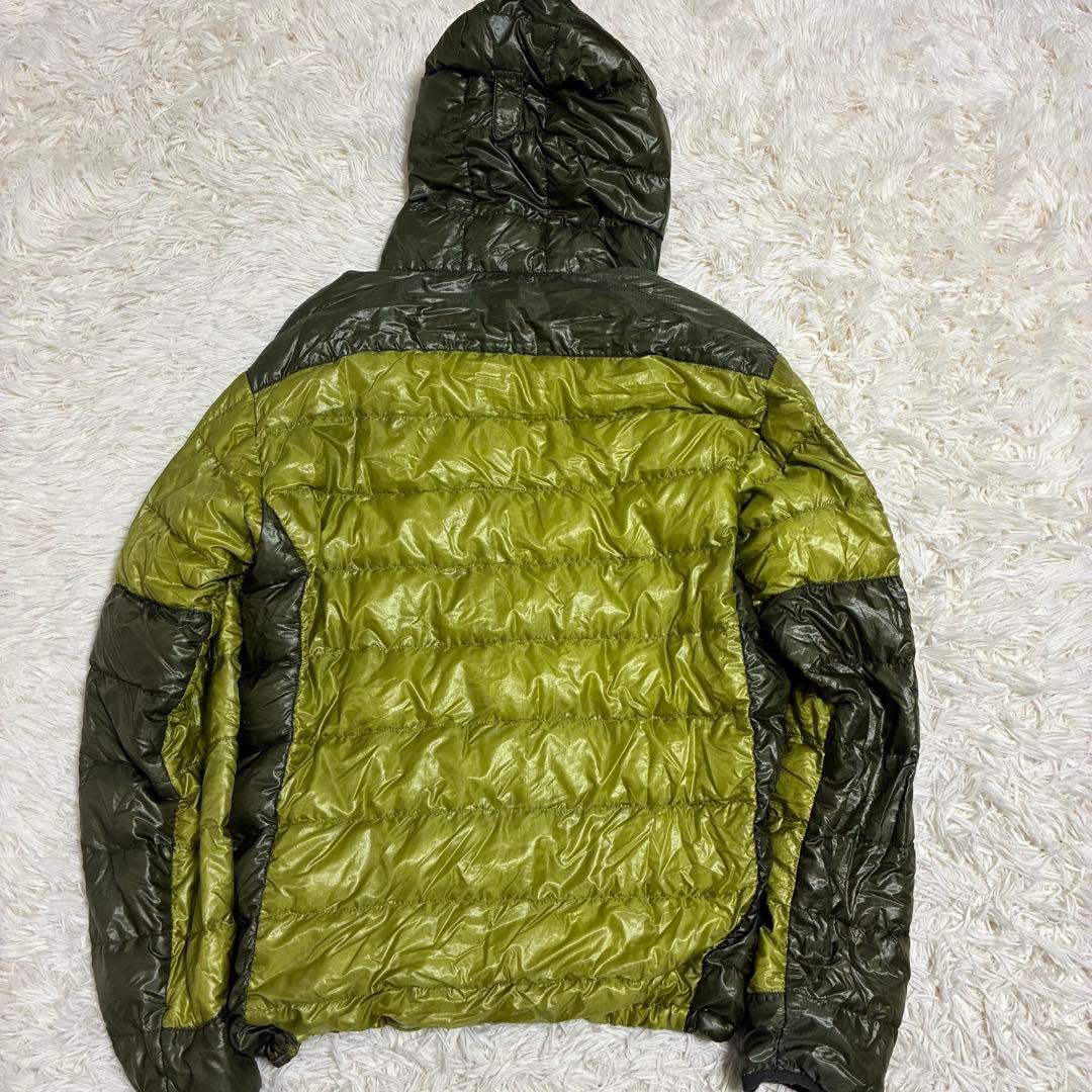 【人気カラー】　モンベル　U.Lダウンガイドパーカ　グリーン/緑　ドローコード
