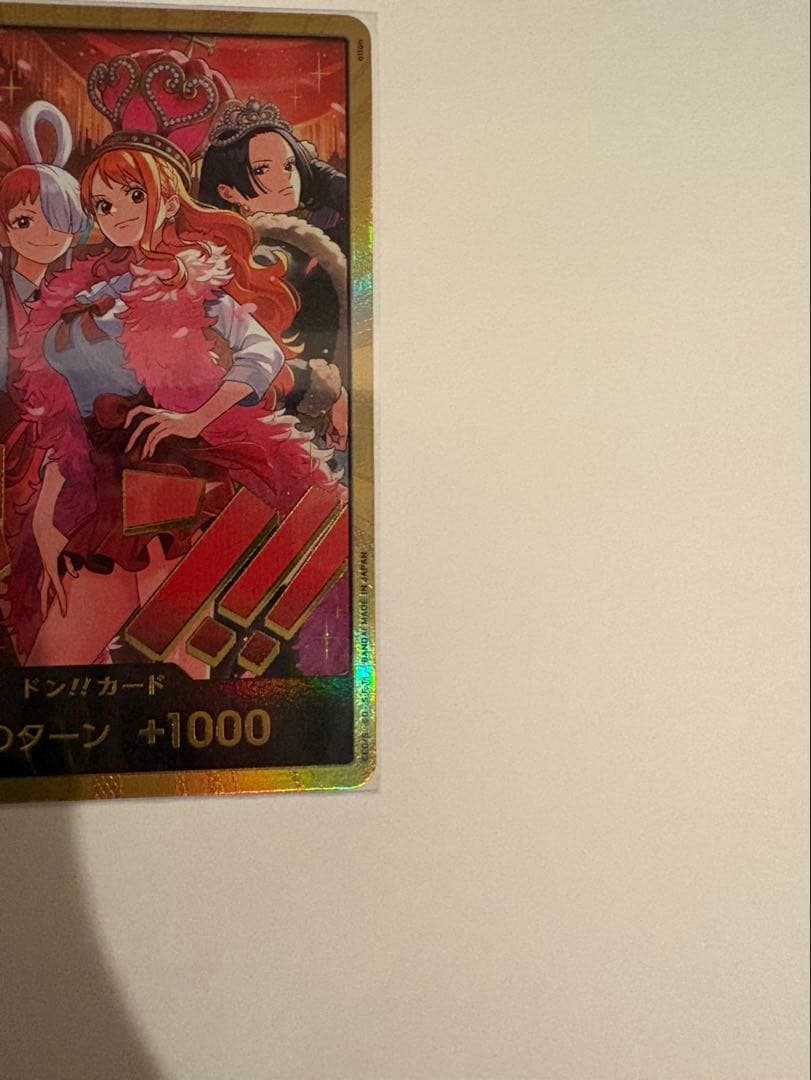 ONE PIECE カード 金ドン　 (ナミ・ロビン・ウタ・ハンコック)