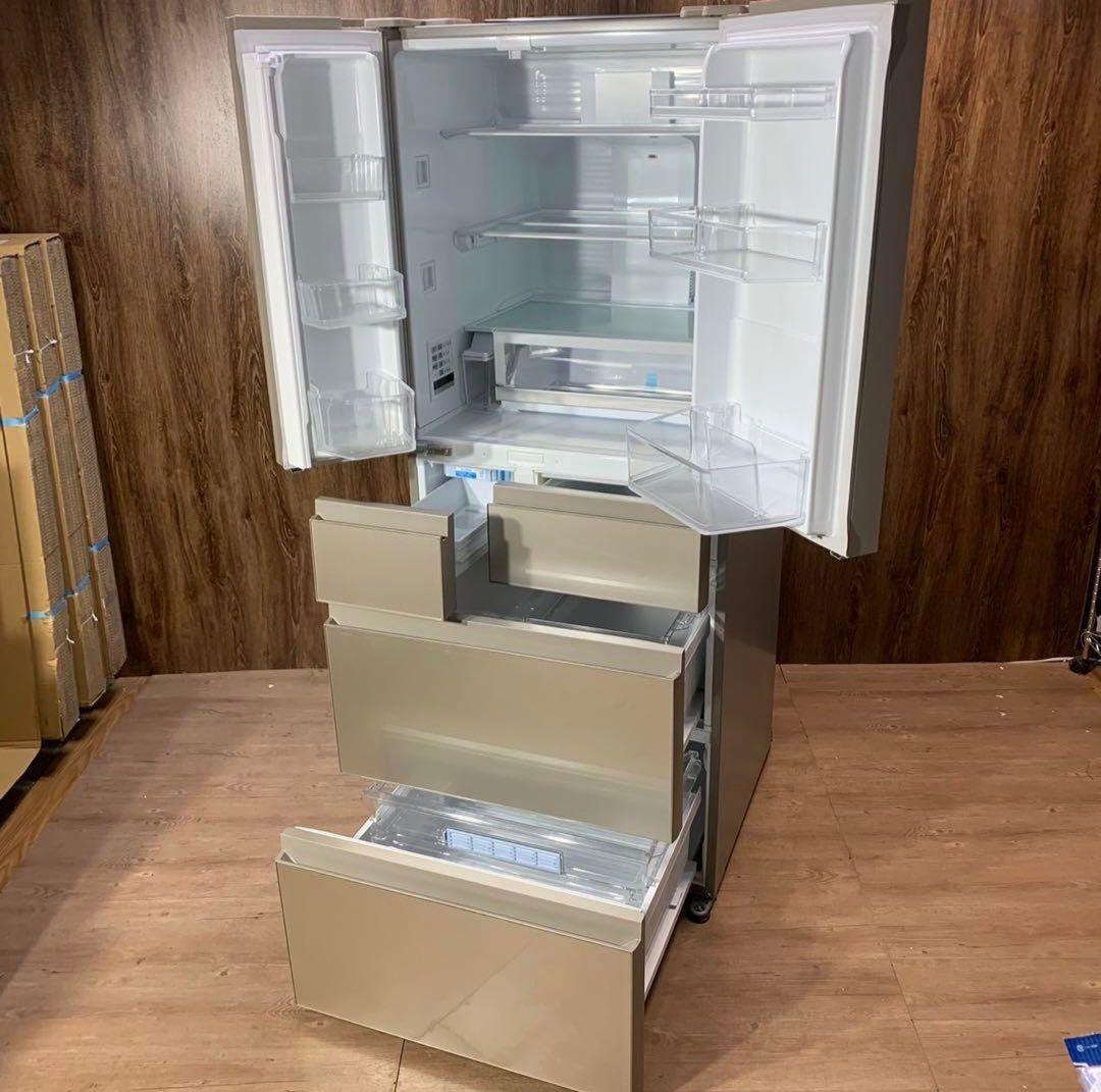 F205R\" Panasonic 6ドア 冷蔵庫 NR-SPF489X