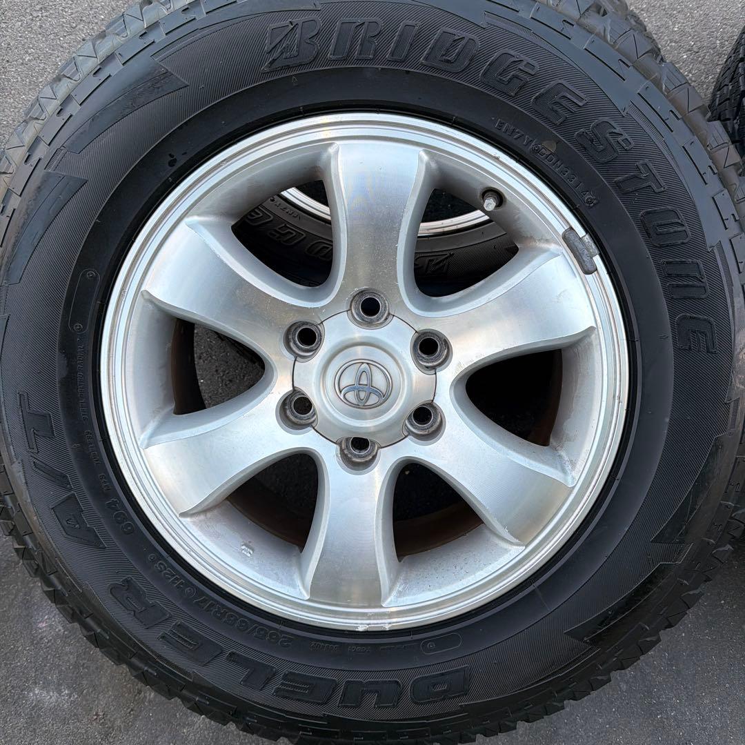 激安価格！　トヨタ 17インチ オフロード タイヤ・ホイールセット
