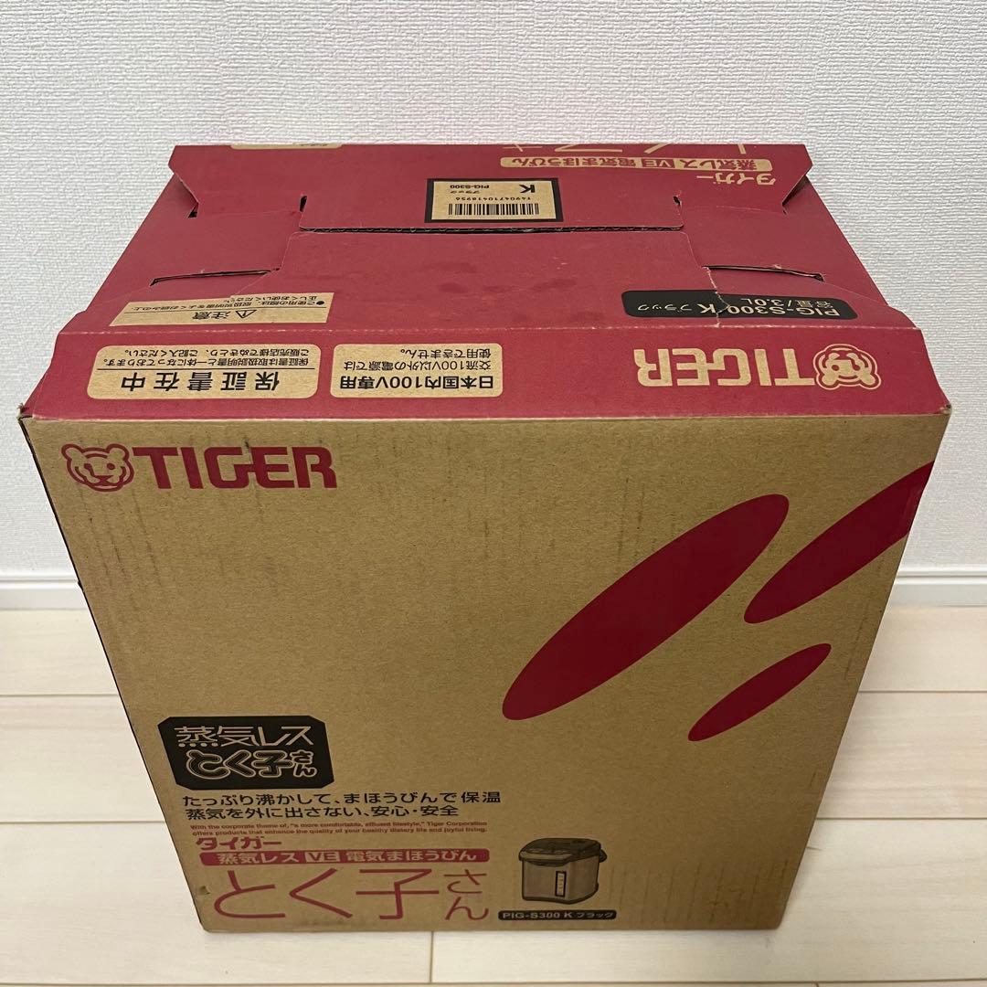 タイガー魔法瓶　電気ポット 3L とく子さん PIG-S300-K