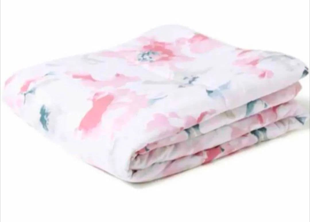 フランフラン　ふわろ　ウォーターフラワー夏掛け布団シングルサイズ＆枕カバー　新品