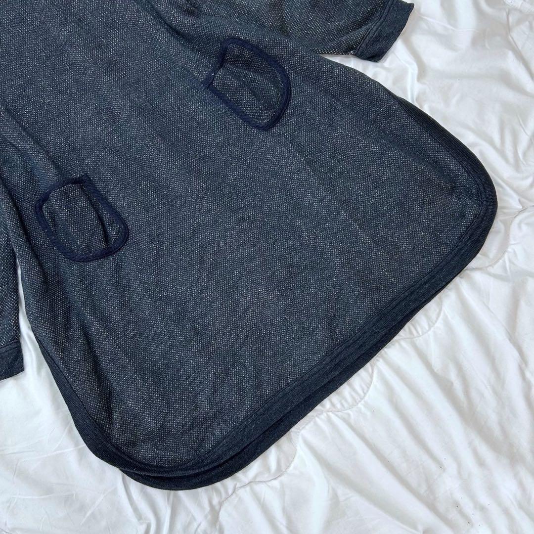 45R フォーティーファイブアール リネンニット裏毛のチュニック ワンピース