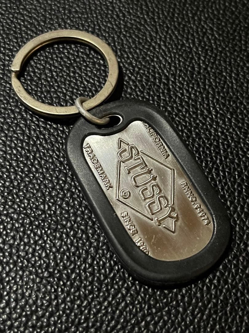 Old stussy Dog-Tag Key-holder■期間限定出品