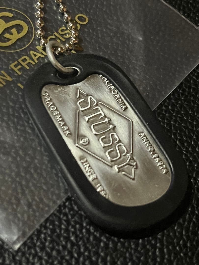 Old stussy Dog-Tag Key-holder■期間限定出品