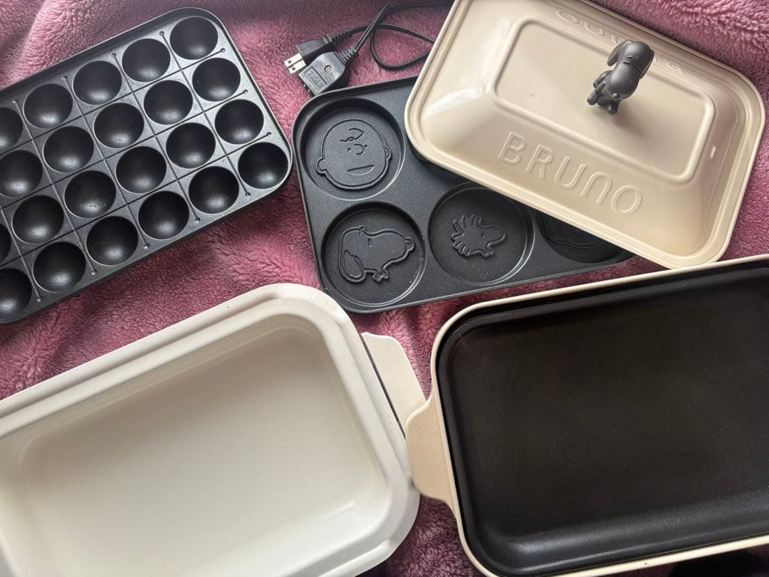 BRUNO スヌーピーホットプレート7点セット